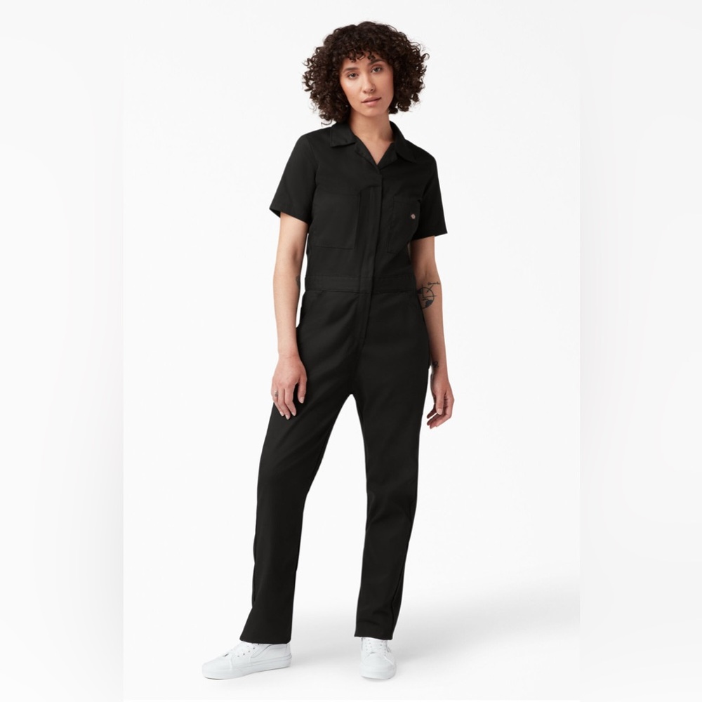 Dickies Black Utility Jumpsuit